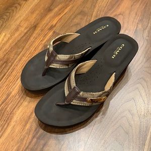 Coach Jaden Wedge Sandals